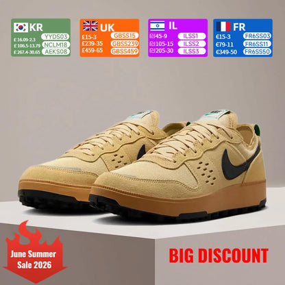 Męskie buty codzienne Nike C1TY: antypoślizgowe, wytrzymałe, stylowe niskie trampki — klasyczne, lekkie i trwałe. FZ3863-200