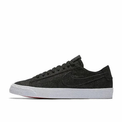 Nike Sb Blazer Zoom Sneakers, Stylish Retro Design, Non-Slip, Wear-Resistant, Breathable, Sporty, Casual, Comfortable, Versatile, Black Ah3370-001