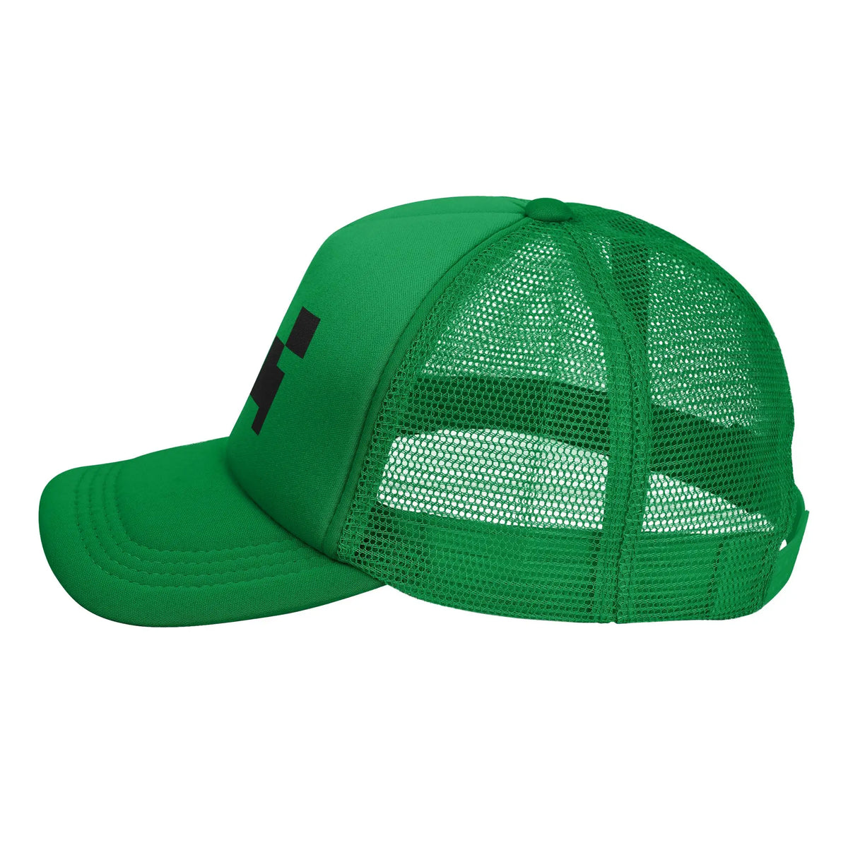 Vuxen Creepers stor urtavla videospel-trucker-keps nätbaseballkeps polyesterhatt solhatt justerbar racingkeps sommar