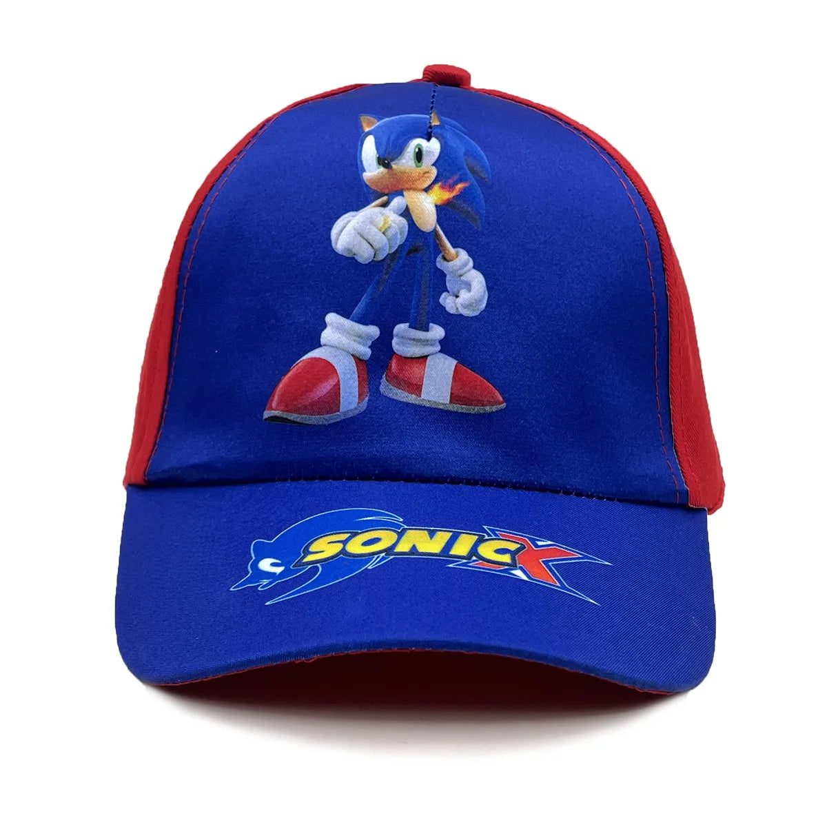 50-54cm Children's Sonic Cartoon Baseball Cap Anime Hedgehog ShadowTails Knuckles Character Sun Protection Cap Accessory Gifts