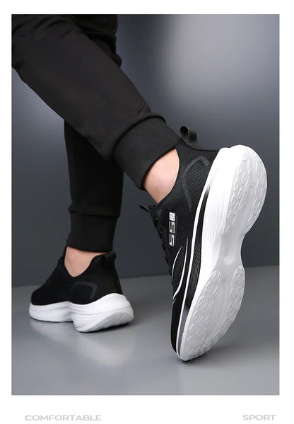 Carbonplaat marathonschoenen voor heren, casual sneakers met luchtkussen, luxe, comfortabel en lichtgewicht, sportieve hardloopschoenen voor heren