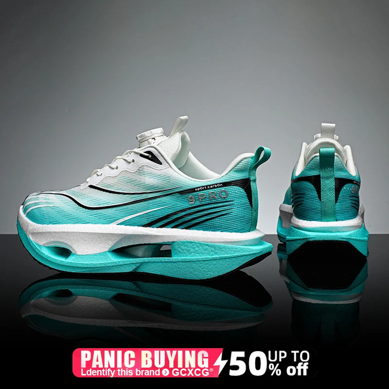 Running Shoes Carbon Board Speciality Marathon Men Sports Breathable Lightweight Women's Comfortable Athletic Nonskid Sneakers
