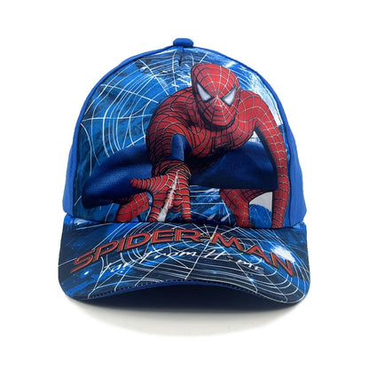 Marvel Spider-Man Anime Figure Baseball Cap Kid’s Cartoon Peaked Cap Cotton Polyester Headwear Four Seasons Sun Protection Gifts