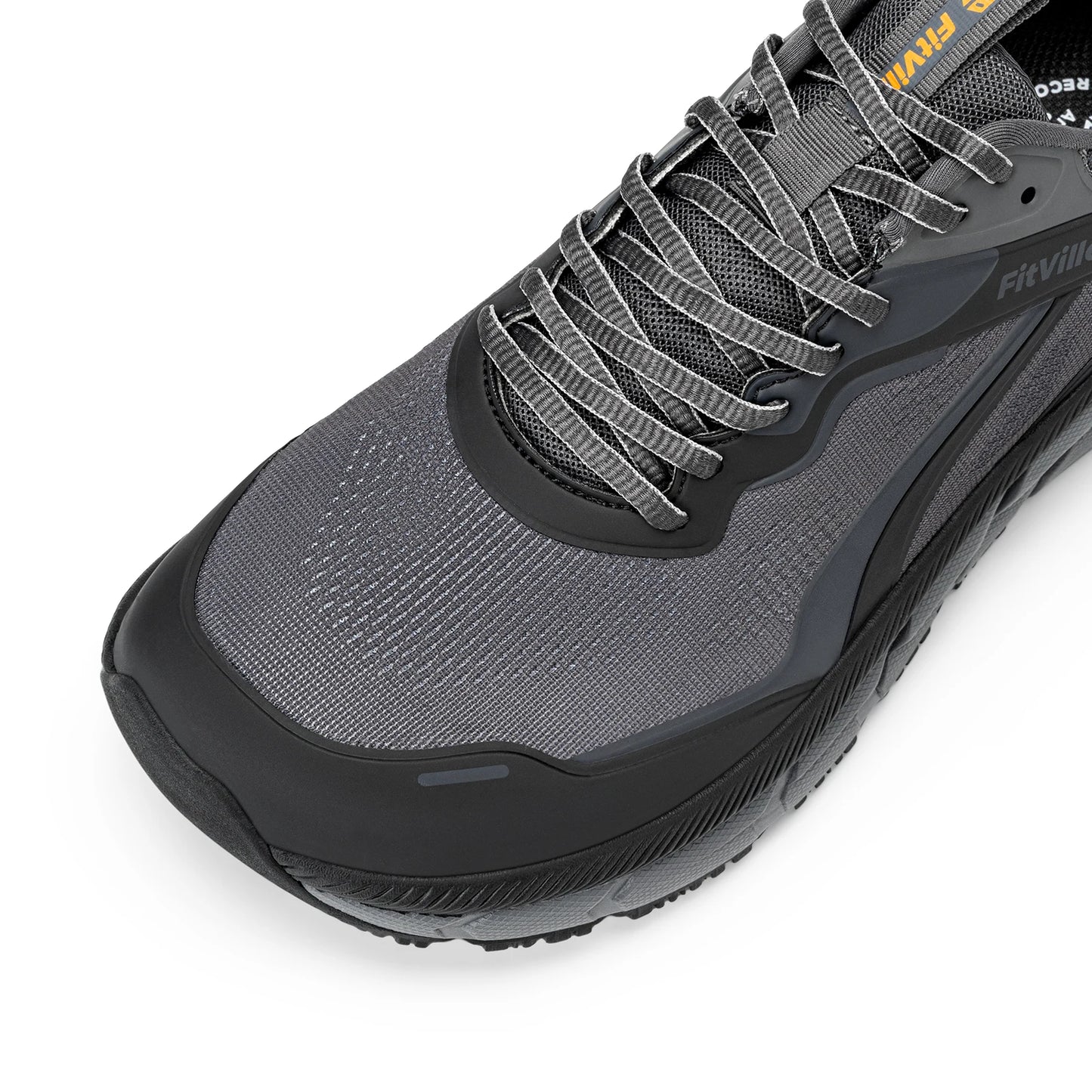 FitVille Men's Wide Toe Box Shoes Cushioned Well Sneakers Non Slip Lightweight Breathable Running Shoes for Swollen feet