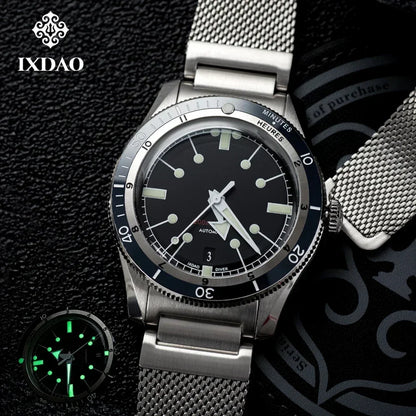 IX&DAO IPOSE 2025 new 5303 men's automatic mechanical watch PT5000 sapphire stainless steel diving 20Bar luminous C3 watches for