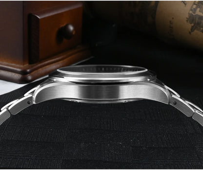 San Martin Official 39mm Guilloche MOP Dial Gada Watch Miyota 9015 Luxury Men's Automatic Mechanical Watches 10 ATM reloj SN0150