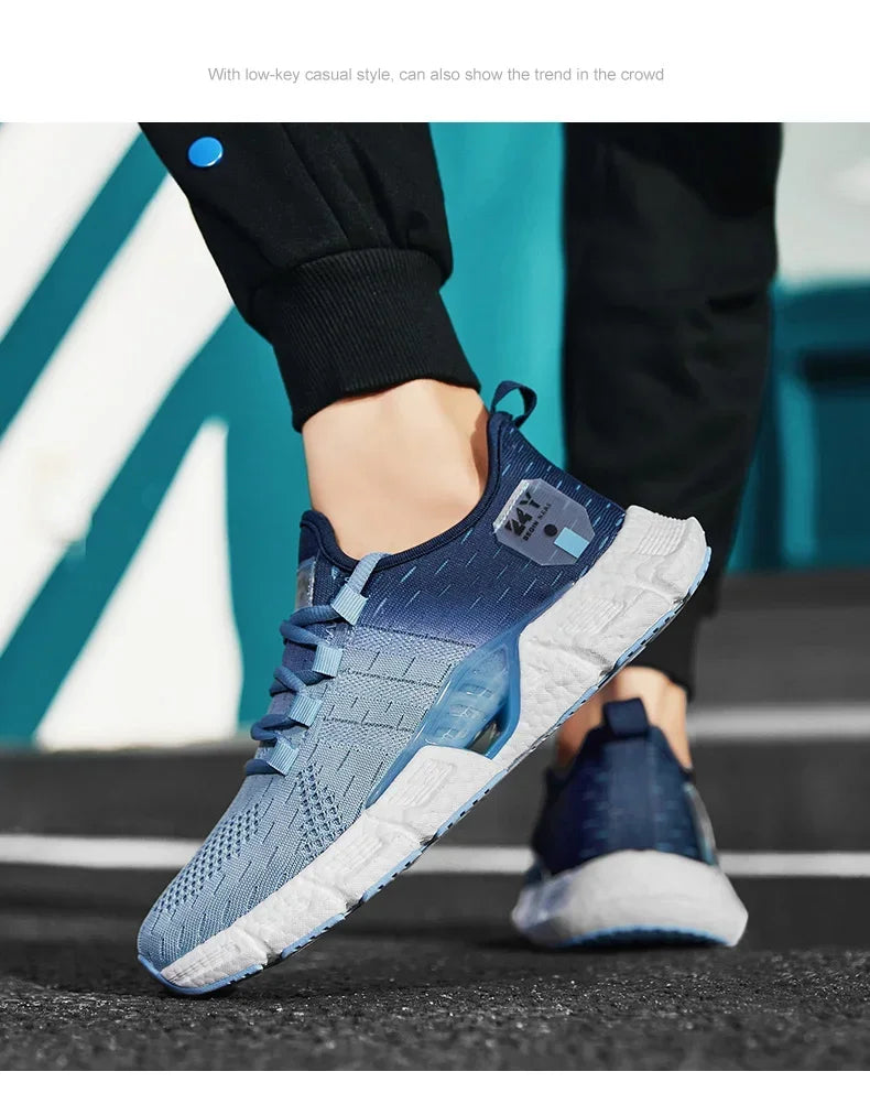 New Fashion Running Sport Shoes Men Sneakers Lightweight Breathable Mesh Comfortable Men's Casual Shoes Outdoor Jogging Zapatos