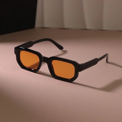 New Rectangle Sunglasses Women Men Luxurious Brand Designer Casual Sun Glasses Female Male Plastic Personality Outdoor Eyewear