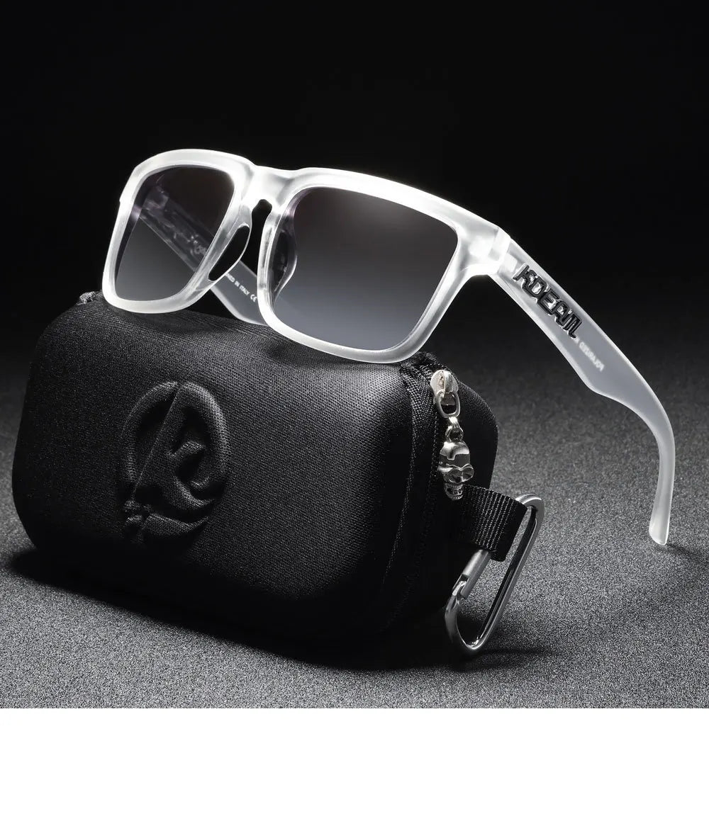 Kdeam High Quality Original Brand Design Polarized Sunglasses for Women Men Fashion Unisex  Trendy Outdoor Eyewear For Couple