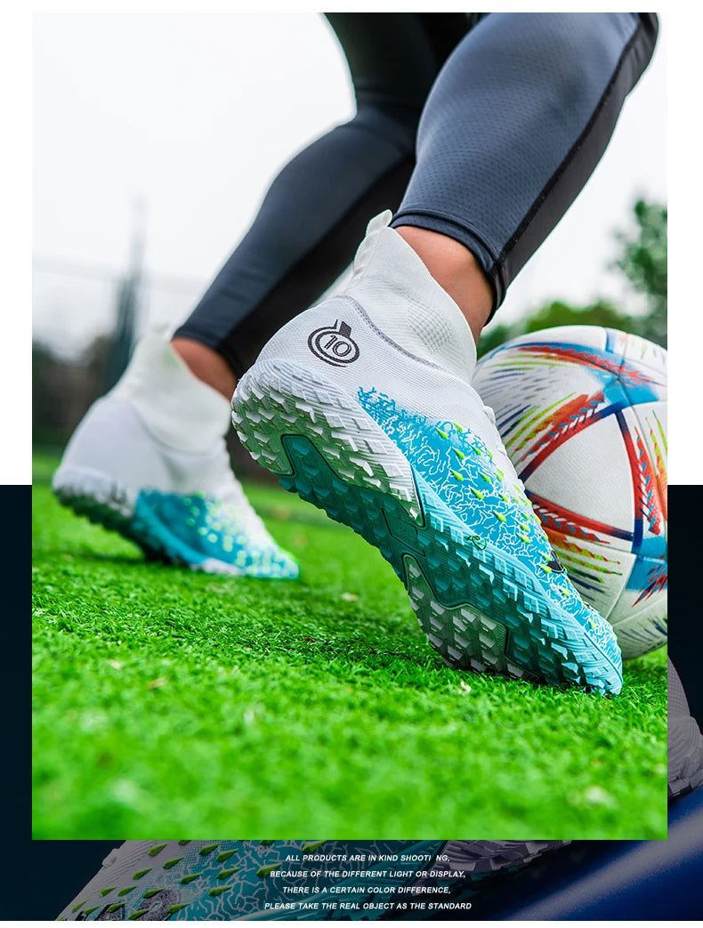 Professionelle fodboldsko til mænd, fodboldstøvler til klubbrug, originale indendørs fodboldsko, støvler til bane, græs og træning, TF/FG-sneakers