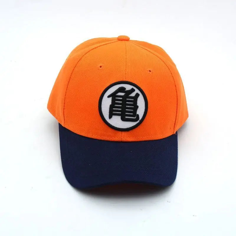 Dragon Ball Son Goku baseball cap with high-quality embroidery print unisex summer sunshade round crown wide brim duckbill hat