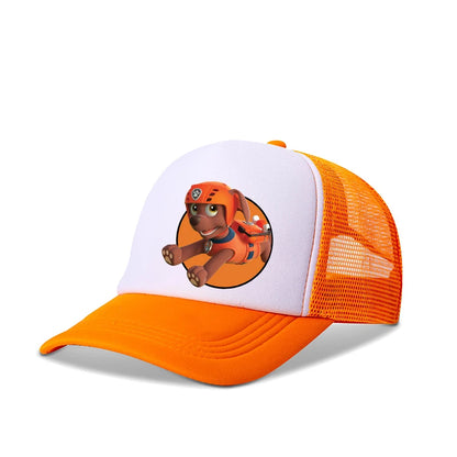 New PAW Patrol Children Baseball Cap Cartoon Skye Chase Print Sun Hat Boys Girls Adjustable Peaked Caps Summer Casual Hats Gifts