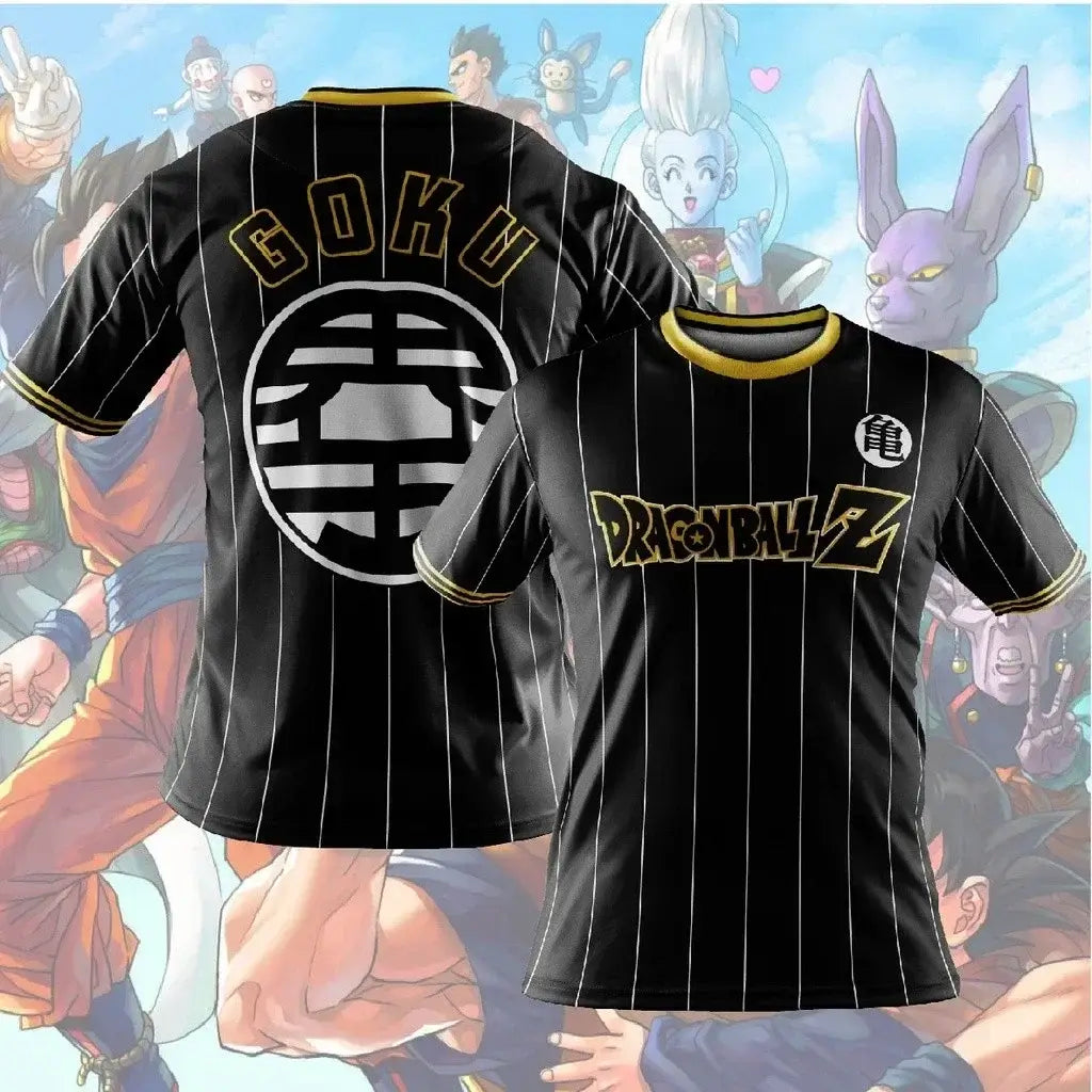 2024 New Fashion Dragon Ball 3D T-shirt Summer Short Sleeve O-Neck Goku Vegeta Men's Casual Shirt Boys', Produit gaming premium Fraquane, équipement gamer