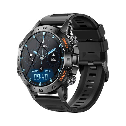 MEVADEN Steel 1.39 inch Men Luxury Smart Watch Bluetooth Call Sport Fitness Tracker Health Monitor Smartwatch for Male MD52