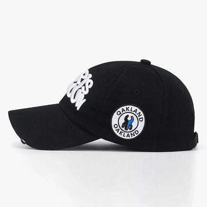 Mode, friluftsliv, sport, basebollkeps, unisex för män och kvinnor, universell bokstavsbroderi, justerbar snapback-keps