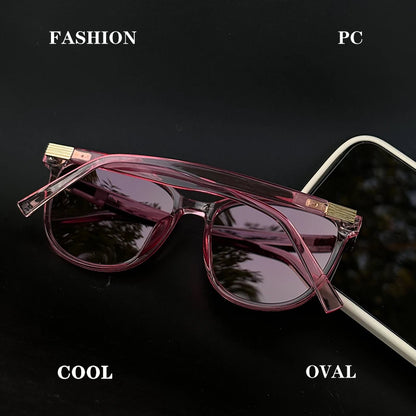 1PCS/2PCS/3PCS Round Women's Polarized Sunglasses - Stylish PC Frame Pink/Blue/Leopard/UV400 Lenses Travel, Driving & Hiking"