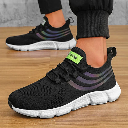 Pantofi sport casual pentru bărbați, adidași ușori și respirabili, antiderapanti, pentru alergare în aer liber, plimbare, tenis și jogging