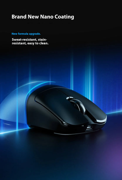 Mouse gaming ATK F1 V2 Ultra MAX wireless tri-mode PAW3950, dublu 8k, ușor, ergonomic, mouse esports, accesoriu PC personalizat