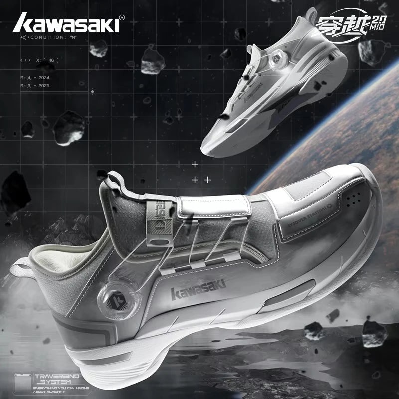 Kawasaki King Series 2.0 Professional Badminton Shoes For Men Women Anti-Twist Sports Original Men's Tennis Shoes Sneakers A3311