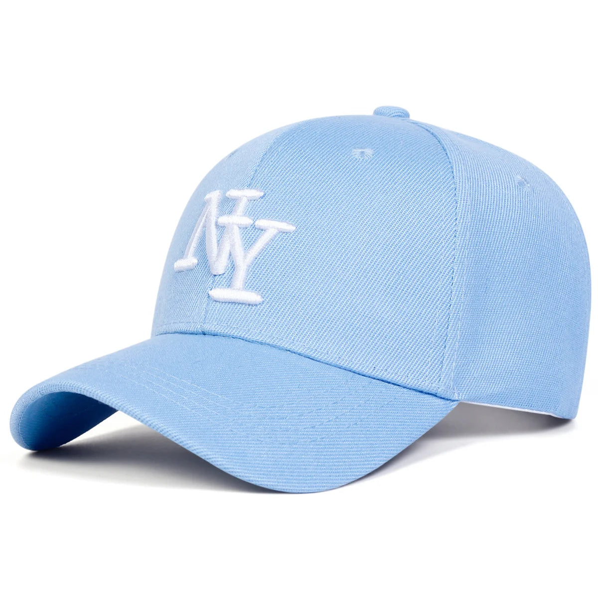 Cappellino da baseball da uomo con ricamo «NY», regolabile, casual, da esterno, adatto per gite primaverili e autunnali, viaggi, spiaggia e feste