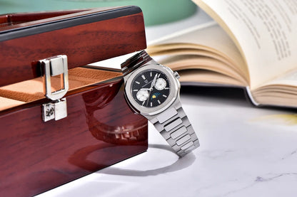 2025 New PAGANI DESIGN Women's Watch Automatic Date Luxury Quartz Watch Japan Epson VX3HA Watch Stainless Steel Waterproof Clock