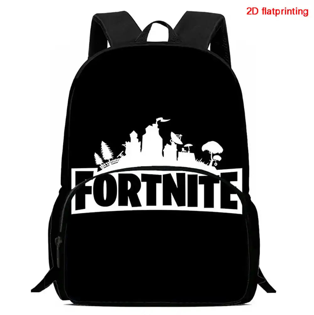 Kids  School Backpack with Front Pocket,  Light Weight Cartoon Fortnite Children Backpack For Age 6-9 , Bags For Boys Girls