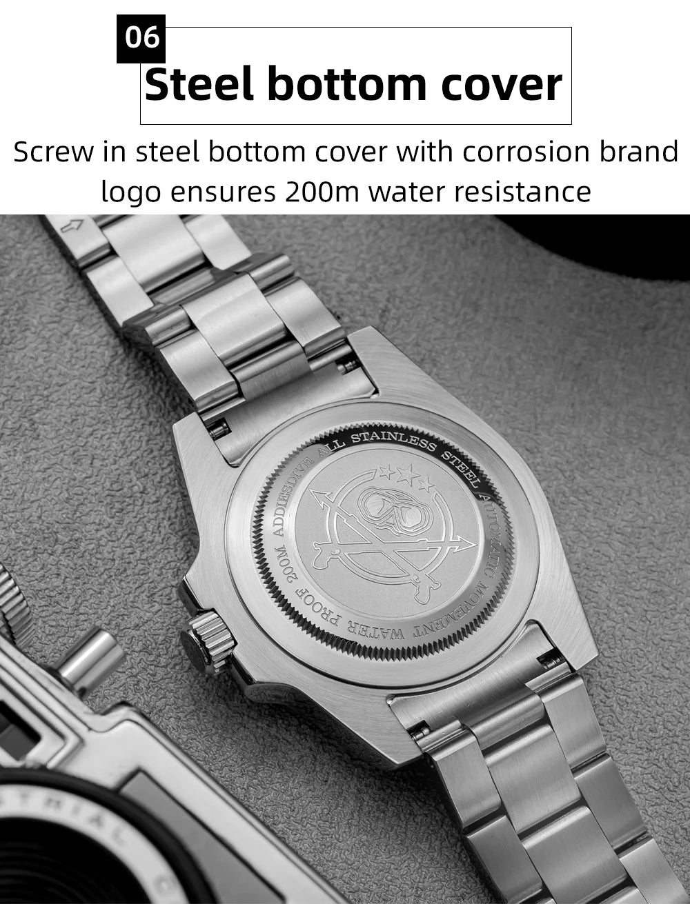 ADDIESDIVE Hot selling Men's Automatic Watch Sapphire Glass 200m Waterproof Watch BGW9 Night Light Classic Men's Watch AD2536