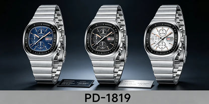 PAGANI DESIGN New PD1819 Men‘s Quartz Watches 40mm Sapphire Stainless Steel Waterproof Luminous C3 Chronograph reloj hombre