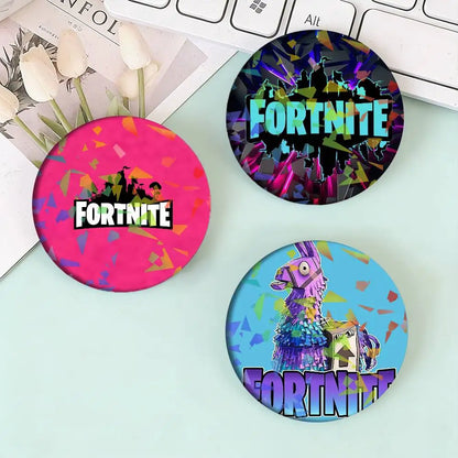 Game F-Fortnite Logo Printing For Laser Badges Pin On Backpack Clothes Hat Brooch Decoration Art Gifts