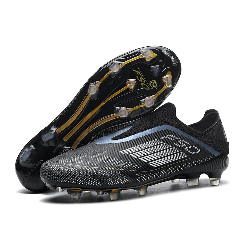 New Men's Football Boots Turf Comfortable Soccer Shoes Sport Fg Grass Cleats Futsal Non Slip Outdoor Adult Ultralight Non-Slip