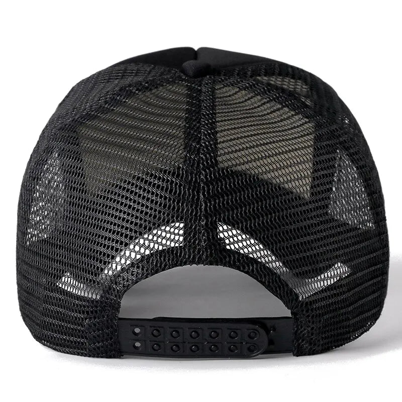 Unisex Cap Casual Plain Mesh Baseball Cap Adjustable Snapback Hats for Women Men Hip Hop Trucker Cap Streetwear Dad Hat