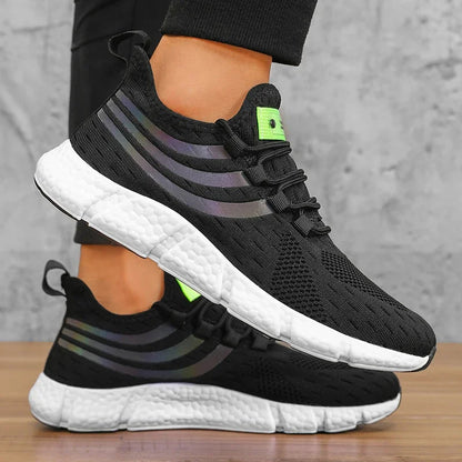Pantofi sport casual pentru bărbați, adidași ușori și respirabili, antiderapanti, pentru alergare în aer liber, plimbare, tenis și jogging