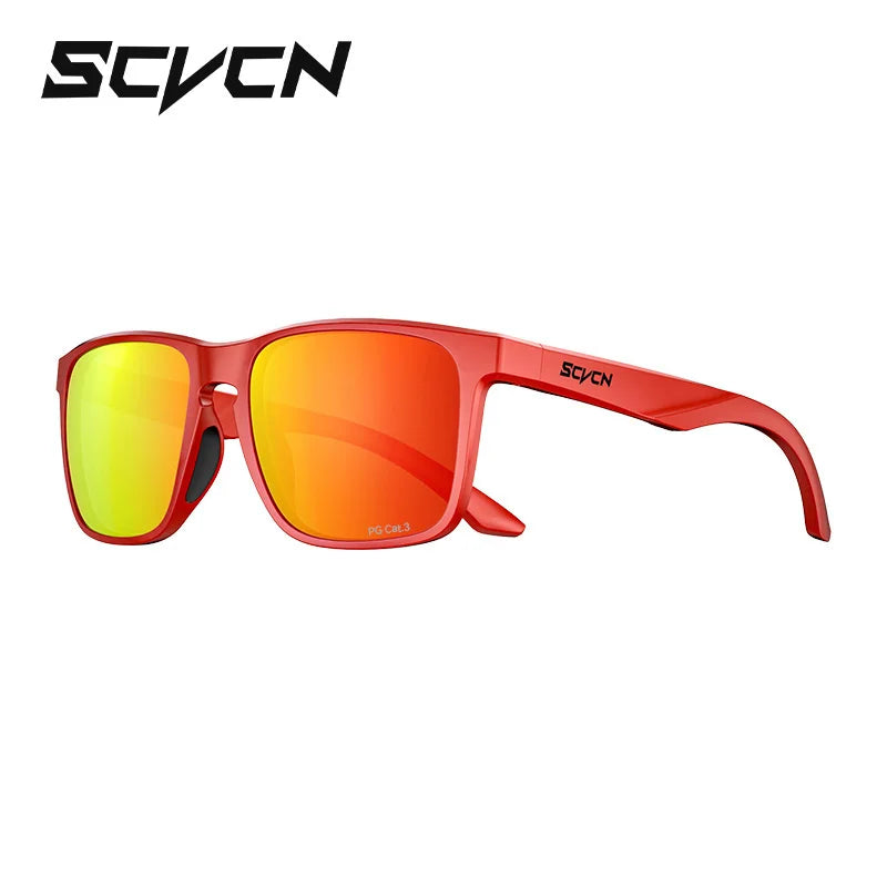 SCVCN Women's Sunglasses 2026 Polarized Men Camping Hiking Driving Glasses Sports UV400 Lenses Y2K Glasses Luxury Eyewear