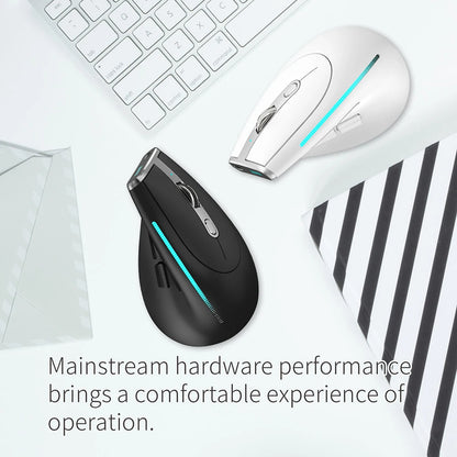 F-36 ergonomska navpična miška 2.4G+BT1+BT2, brezžična za desno in levo roko, računalniška gaming miška, optična USB miška za računalnik in prenosnik
