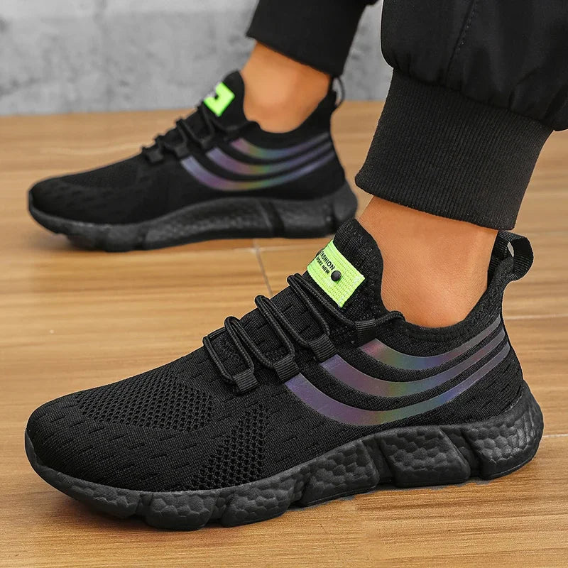 Pantofi sport casual pentru bărbați, adidași ușori și respirabili, antiderapanti, pentru alergare în aer liber, plimbare, tenis și jogging