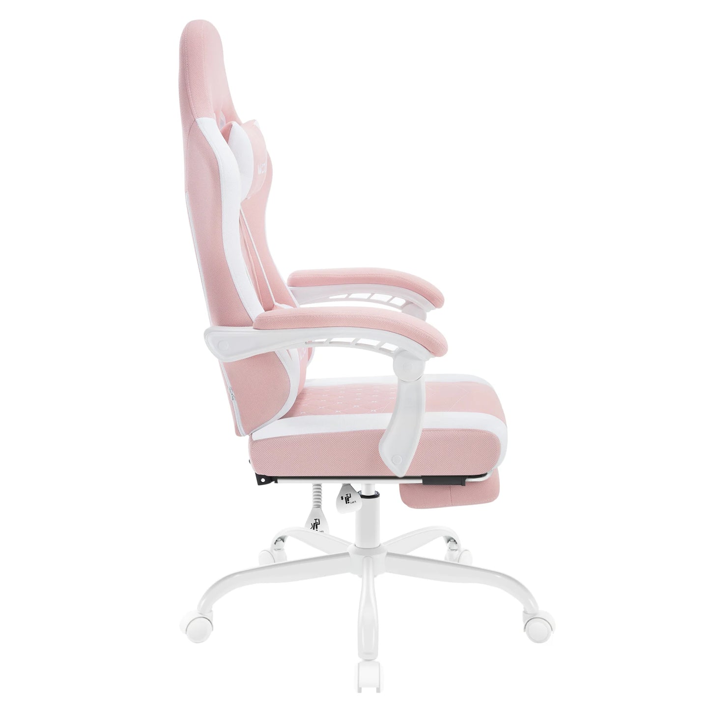 WOLTU sukamoji kompiuterio kėdė su masažo funkcija, ergonominė biuro kėdė su pagalvėle ir pakoju, reguliuojamo aukščio gaming kėdė