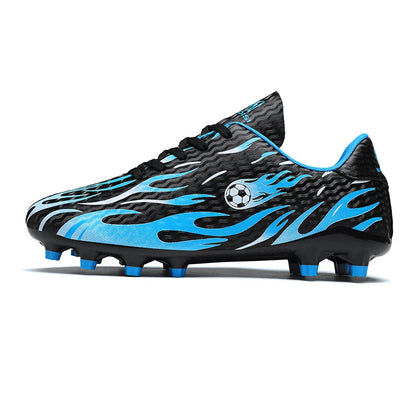 Chaussures de football pour enfants TF Turf, bottes de football respirantes, légères, antidérapantes, pour garçons et filles, chaussures de football pour entraînement en extérieur.
