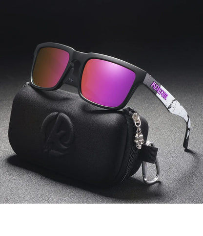 Kdeam High Quality Original Brand Design Polarized Sunglasses for Women Men Fashion Unisex  Trendy Outdoor Eyewear For Couple