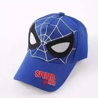 Marvel's new children's cotton skin friendly breathable cartoon sun hat embroidered duckbill cap Spider Man baseball cap