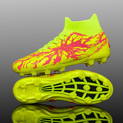 Chaussures de football pour hommes AG FG, crampons légers, semelle extérieure durable et antidérapante, tige confortable en PU, entraînement en plein air