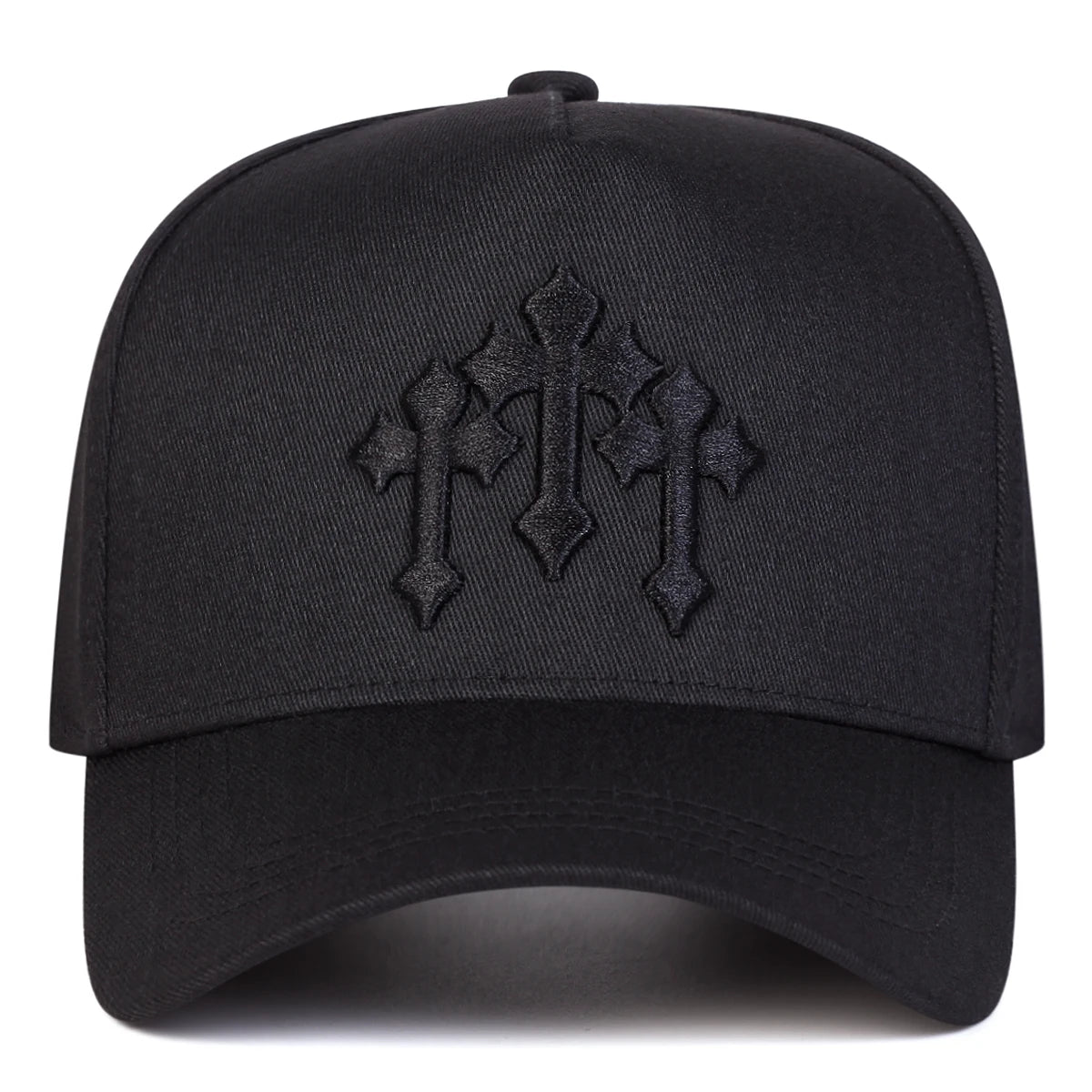 Unisex Cross Embroidery Baseball Caps Spring and Autumn Outdoor Adjustable Casual Hats Sunscreen Hat Sports Cap