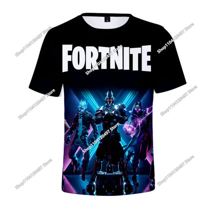 Christmas Fortnite 3d T-shirt Tees Battle Royale Streetwear Kids Victory Game Men and Women Harajuku T Shirt Teen Clothes
