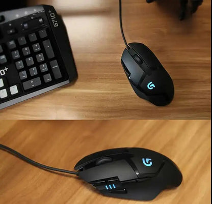 „Logitech G402“ žaidimų pelė su „Fusion Engine“ technologija, 4 DPI nustatymais, 32 bitų procesoriumi ir neslystančia danga profesionaliam konkurenciniam žaidimui