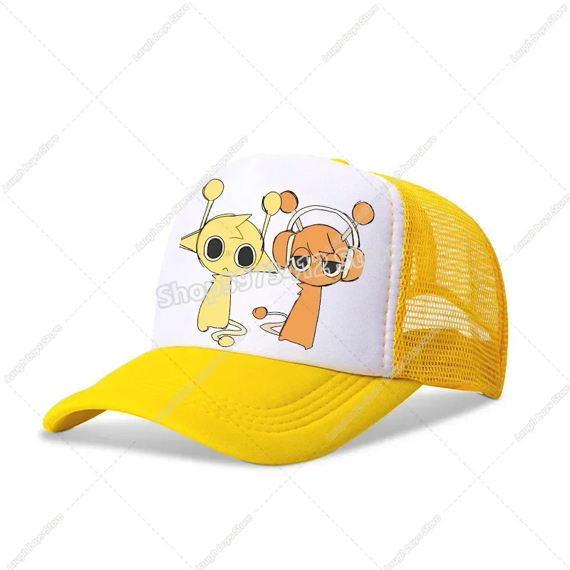 Sprunkis Baseball Caps Boys Casuals Hats Game Figure Printed Women Man Sports Sun Hat Adjustable Peaked Cap Bonnets Girls Gifts
