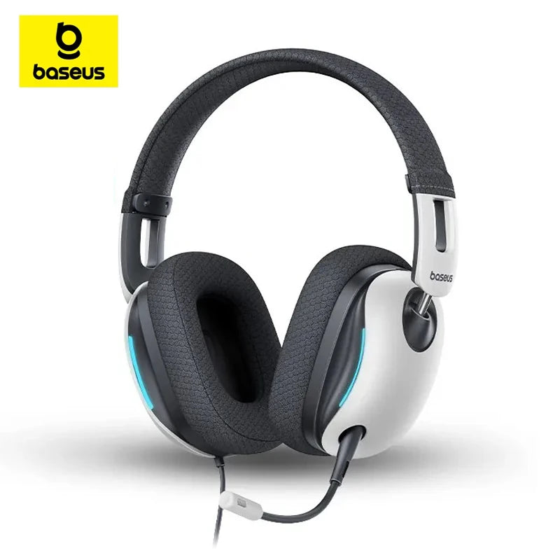 Baseus GoPlay 1 Max casque filaire de jeu 7.1 écouteurs Surround virtuel casque de joueur 3.5mm et prise USB-A Microphone détachable