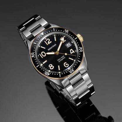 SEESTERN Diver Men's Watch Automatic Mechanical Wristwatches NH35 Movement Ceramic Bezel 20Bar Waterproof Sapphire Luminous S434-2