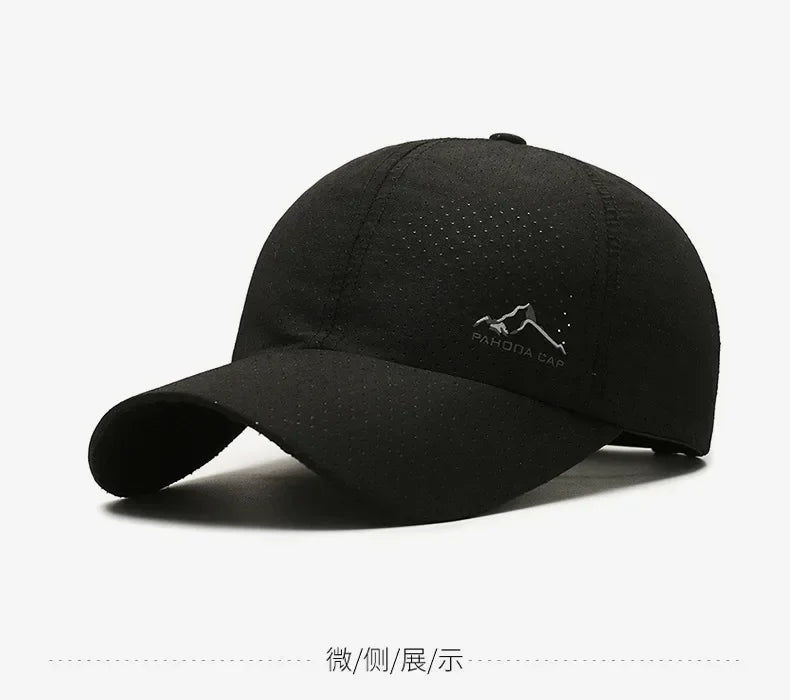 Summer Breathable Mesh Quick Drying Men Women's Baseball Cap Outdoor Sports Travel Fishing Climbing Cycling Runnning Hat