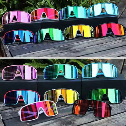 New 2025 Outdoor Sport Cycling Eyewear Mountain Bike Bicycle Glasses UV400 Men Women Sports Sunglasses Hiking Running Windproof
