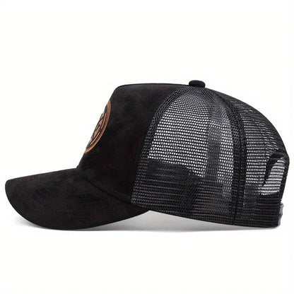 Unisex Fashion Cap ENJOY LIFE Letter Patch Baseball Caps Men Women Suede Trucker Hat