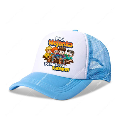 Wojans Team Baseball Cap Cartoon Anime Hot Game Printed Headwear Summer Adjustable Fashion Blue Sport Casual Hats Birthday Gift